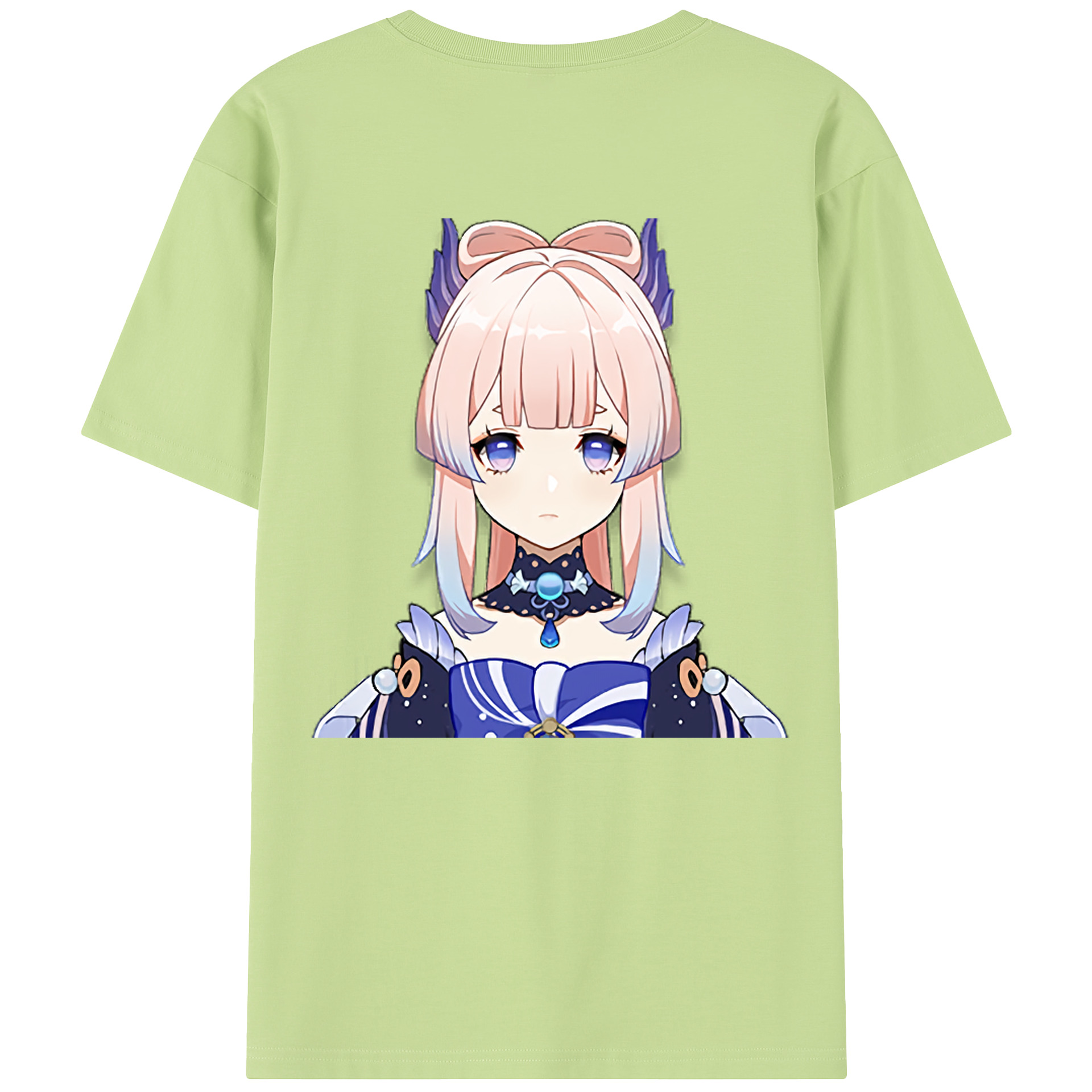 げんし神 珊瑚宮心海 サンゴノミヤ・ココミ genshin Sangonomiya Kokomi 綿100％半袖Tシャツ（背面プリント）
